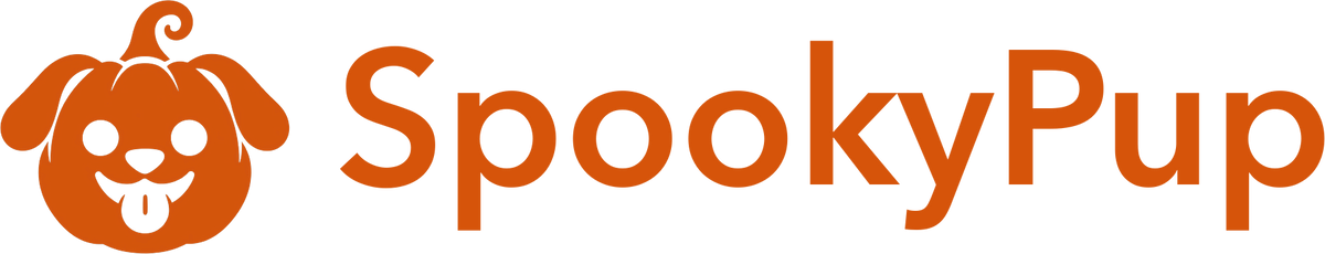 spookypup logo ai orange